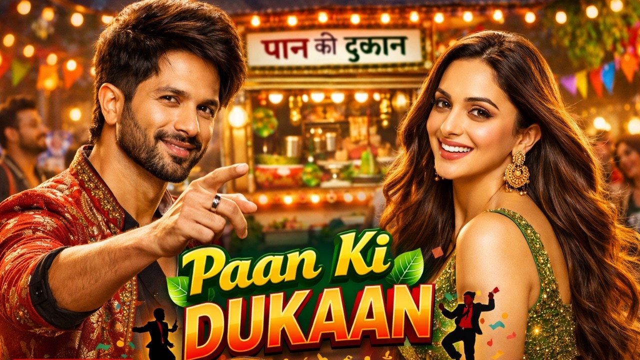 Paan Ki Dukaan (Lyrical Video) | New Bollywood Dance Song 2026 | O Romeo | Shahid Kapoor