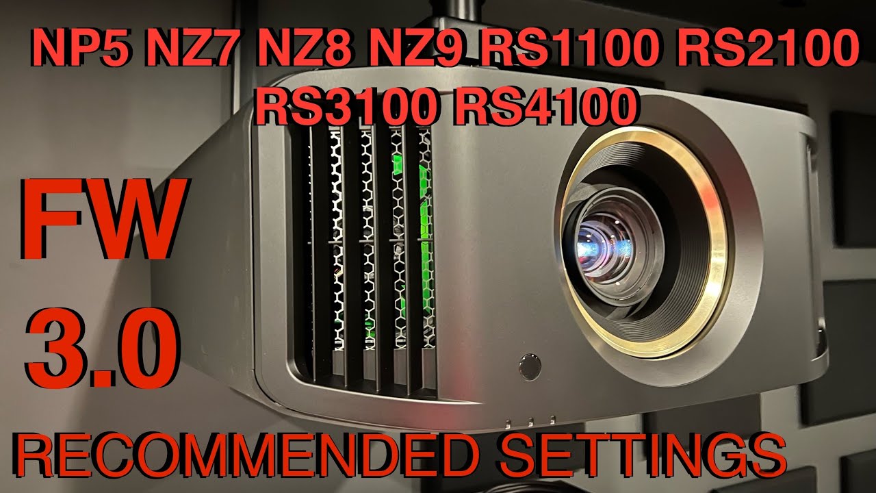 NOT Calibration - JVC Firmware 3.0 Recommended Settings