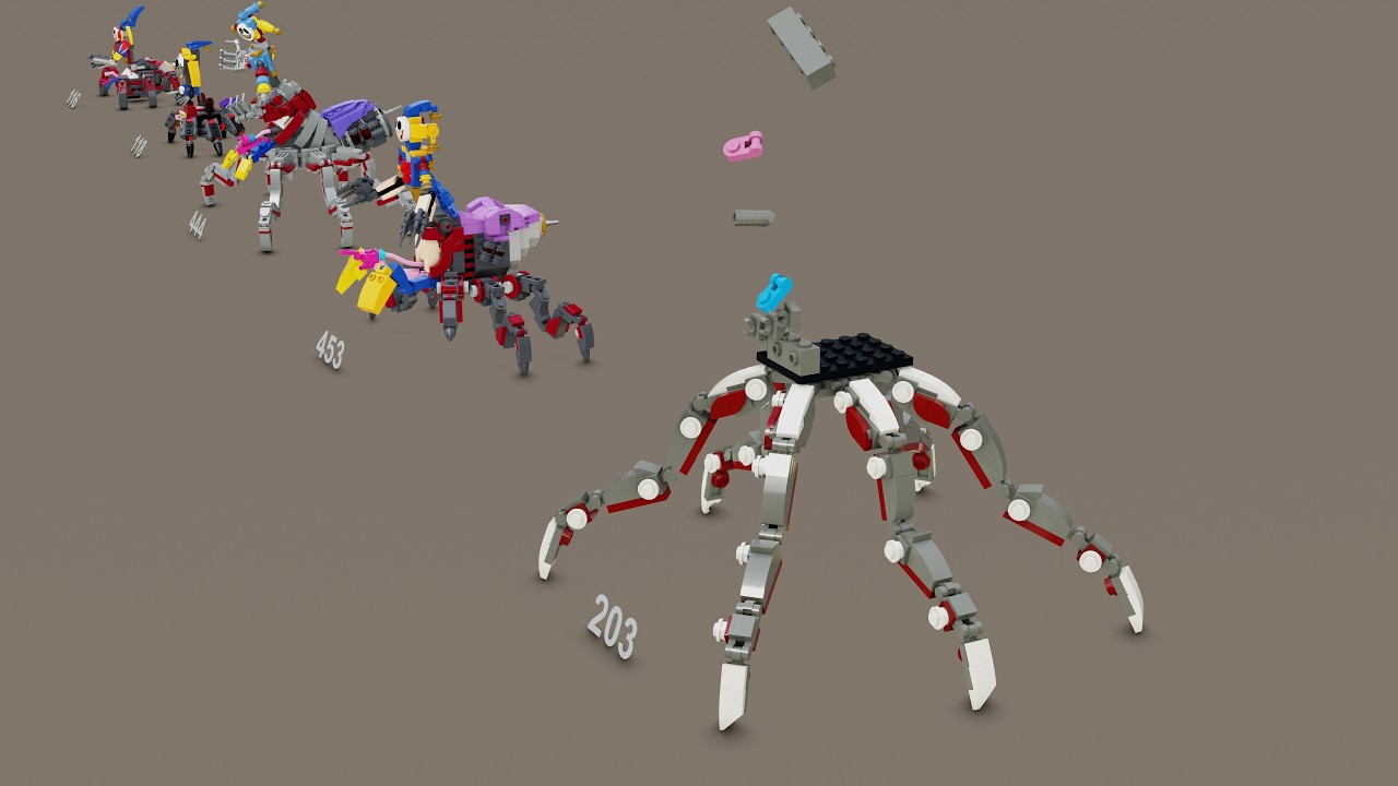 The Prototype MOC Comparison #lego  #poppyplaytime