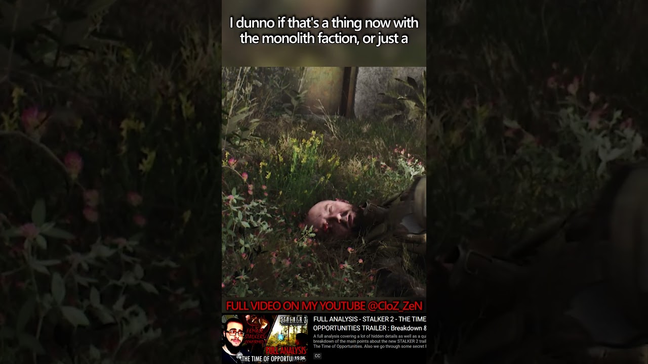 Monolith are all BALD in Stalker 2 ? #shorts