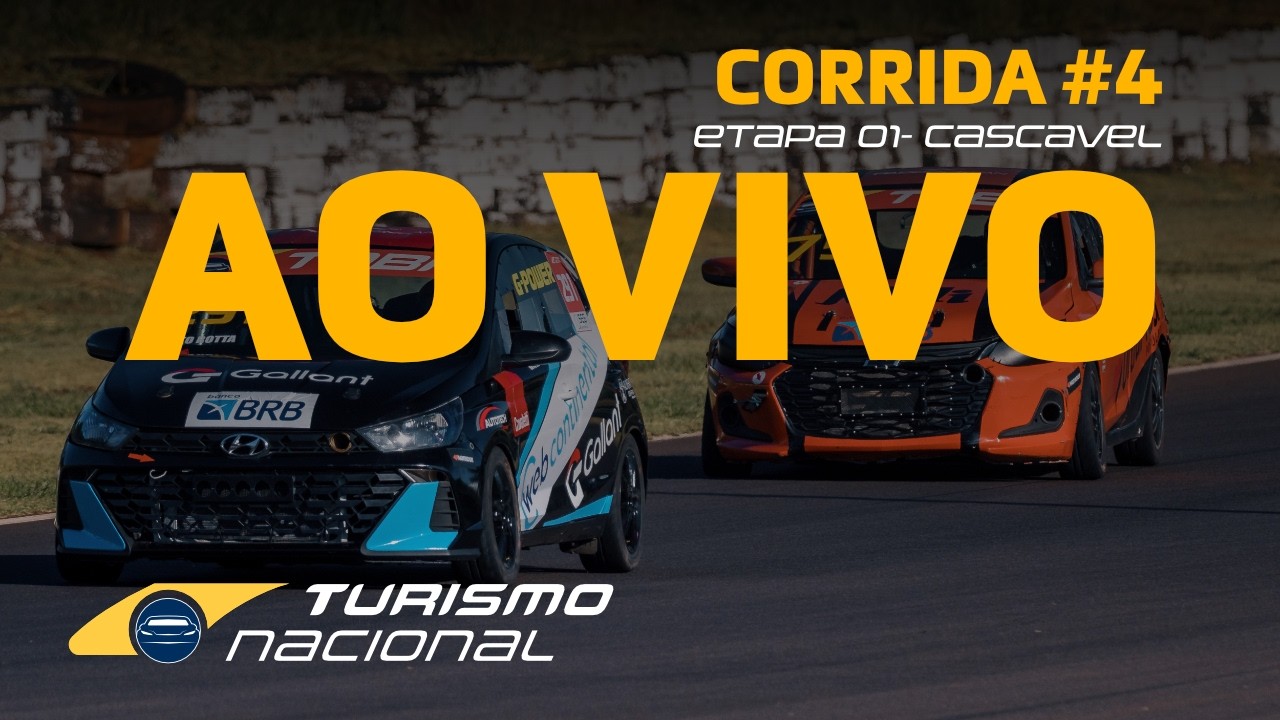 TURISMO NACIONAL 2026 | AO VIVO | 1&ordf; ETAPA - CORRIDA 4 | CASCAVEL, PR
