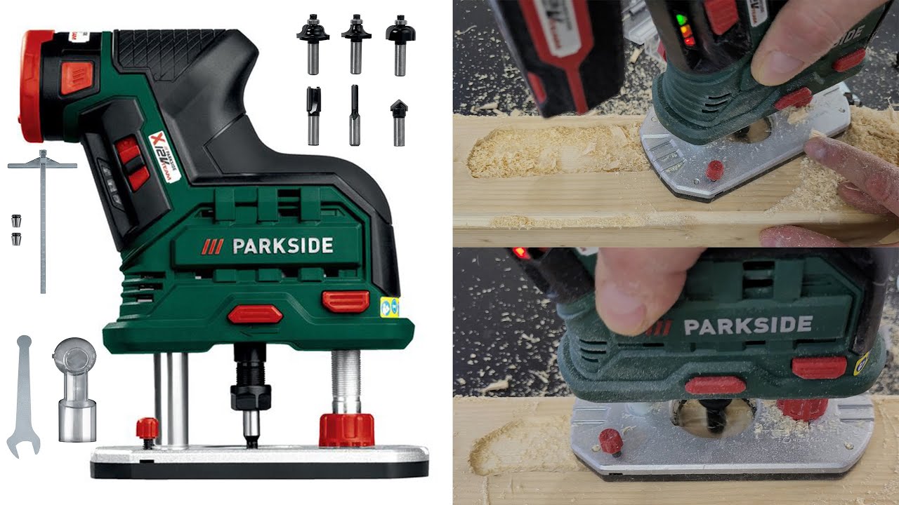Parkside Cordless Router POFA 12 A2 TESTING