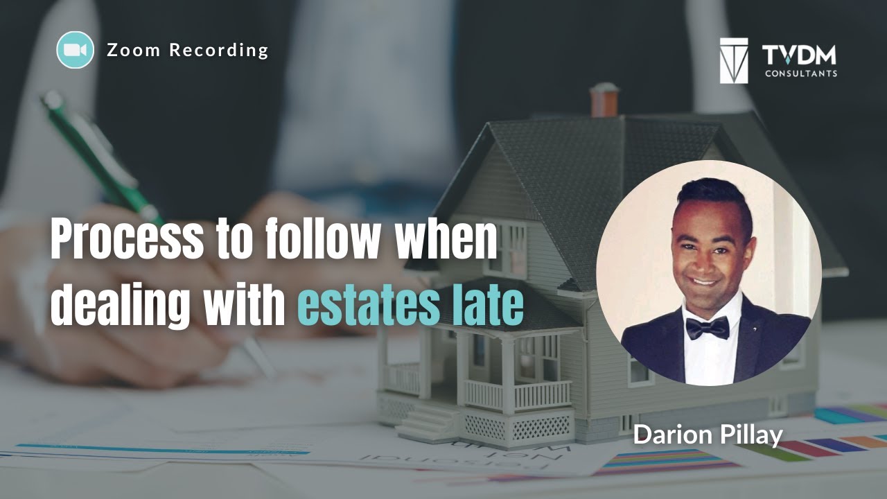 The high level process to follow at the Master’s office when dealing with an estate late