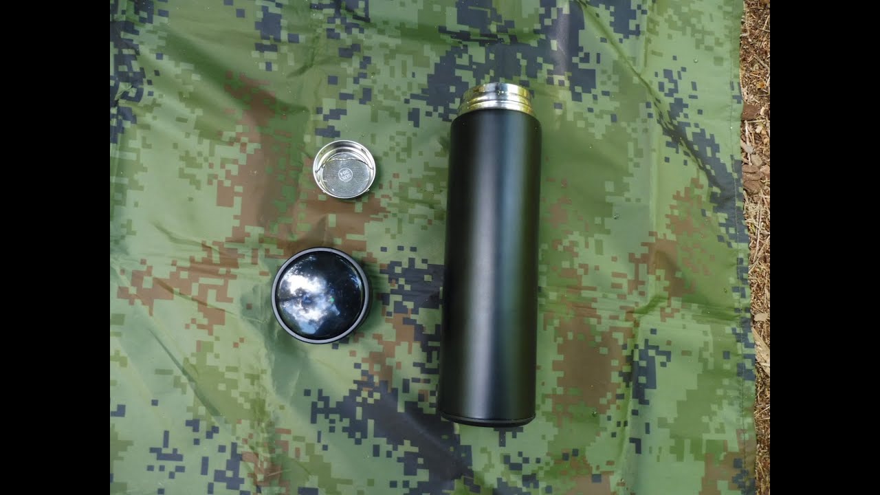 Termos kubek termiczny z termometrem