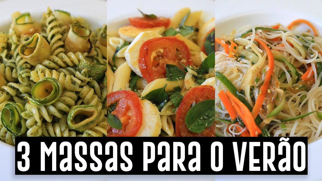 MACARRÃO PARA O VERÃO: 3 RECEITAS DELICIOSAS,  LEVES E FÁCEIS PARA O CALOR | TNM Vegg