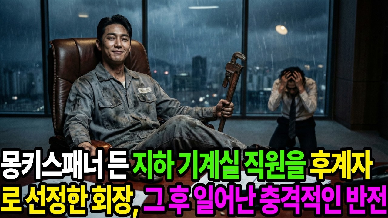 골프채 휘두르는 아들 대신 '몽키 스패너' 든 지하 기계실 직원을 후계자로 선정한 회장의 눈물 I 인생사연 I 라디오사연 I 오디오북