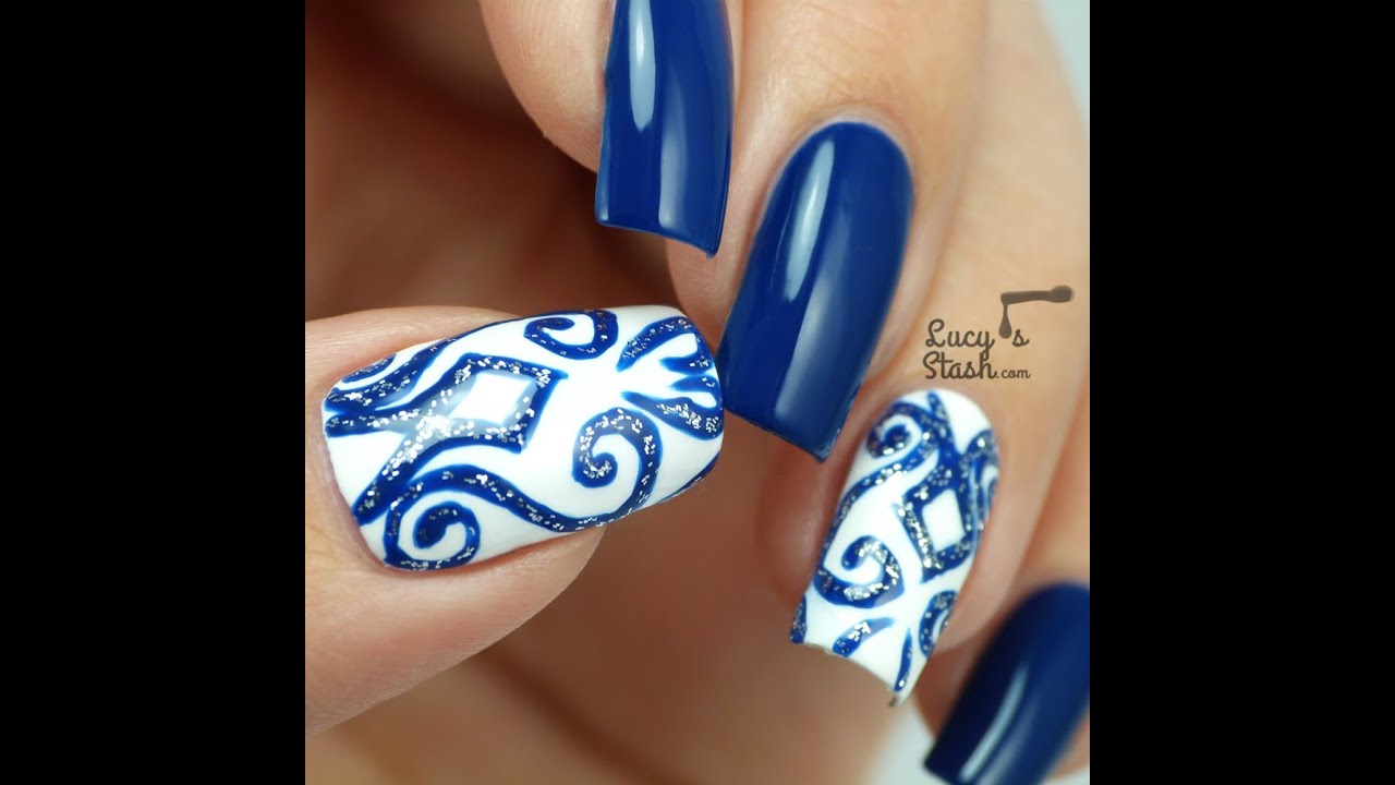 Perfect nails for New Year's Eve: Dress inspired nail art tutorial