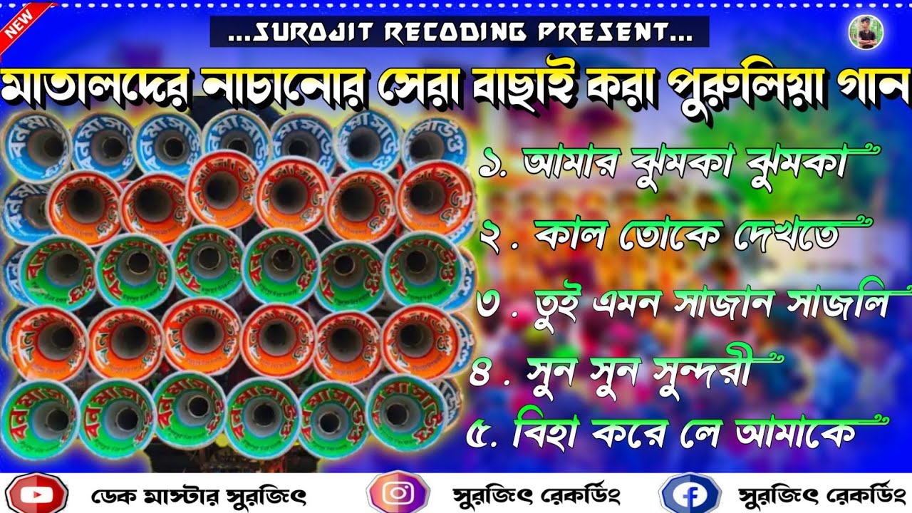 ✨পুরুলিয়া ননস্টপ ডেক বেশ || Purulia nonstop dek bass || 2024 ফুল ওয়েট ডেক বেশ ||2024 dek bass song