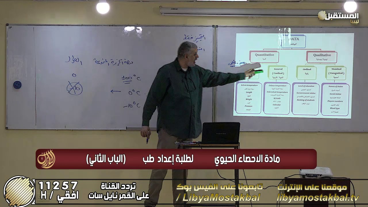 « مادة الإحصاء الحيوي » لطلبة إعداد الطب (( الباب الثاني )) | المحاضرة 2