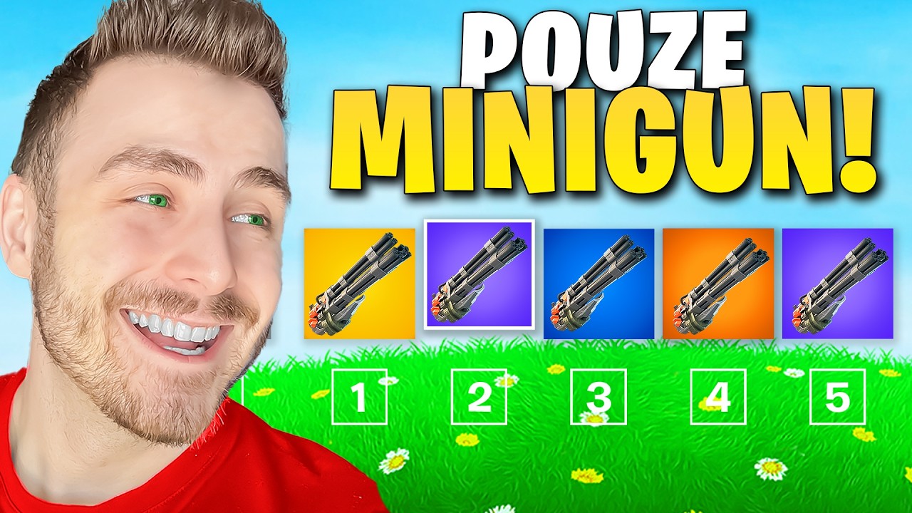 FORTNITE, ALE JEN S NOVÝM *MINIGUNEM*