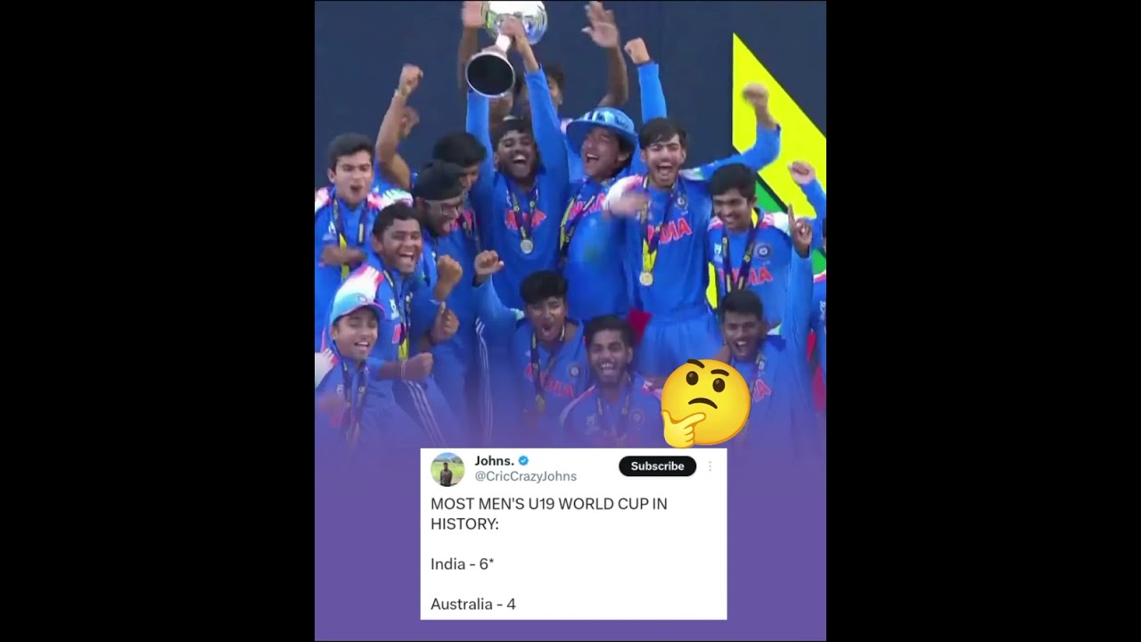 THE WINNING MOMENT! 🤩🏆 See the celebrations! #IndiaCricket #Champions