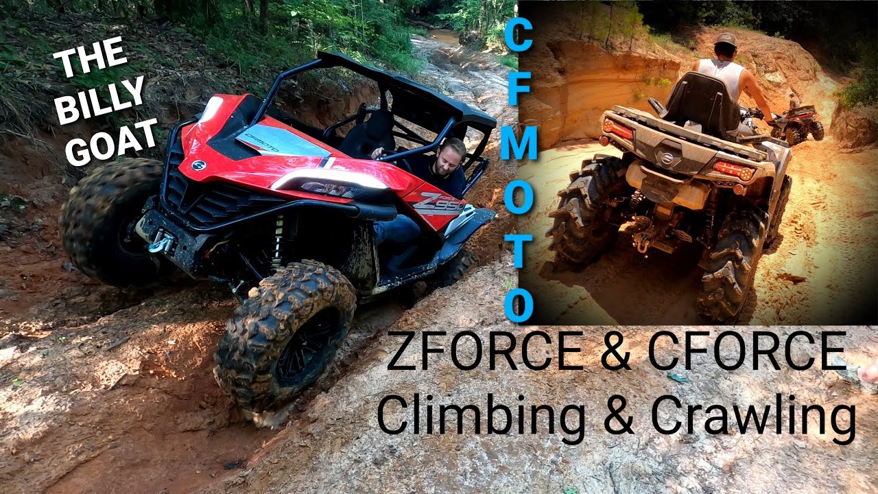 CFMOTO ZFORCE Sport & 2020 CFORCE Hill Climbing & Crawling Ability | The Billy Goat