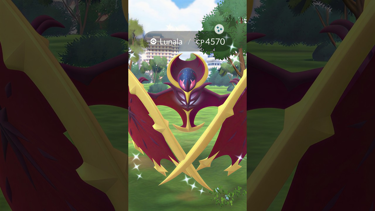 First Ever Shiny Lunala in Pokemon GO!