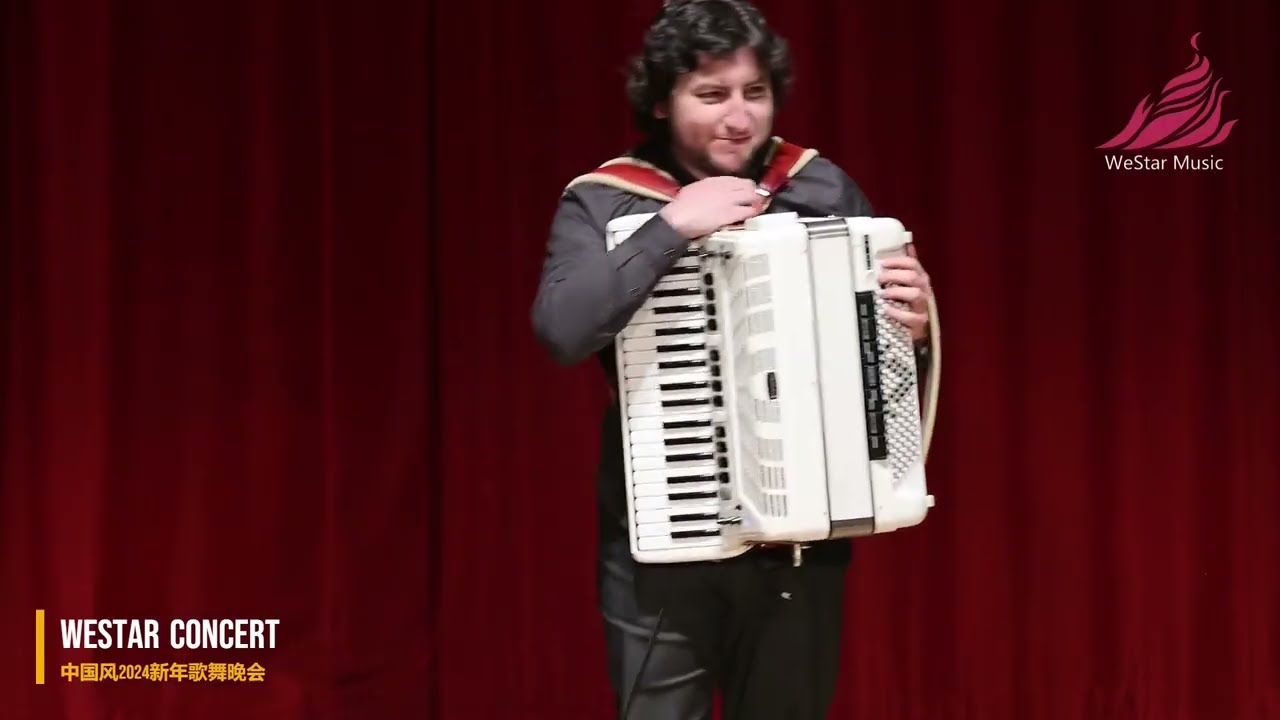 Happy Woman Soldiers from a Chinese movie, accordionist Cory Pesaturo