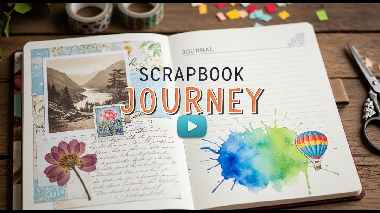 9 different ASMR Journals in a row ✂️ | Satisfying Paper & Scrapbook Sounds