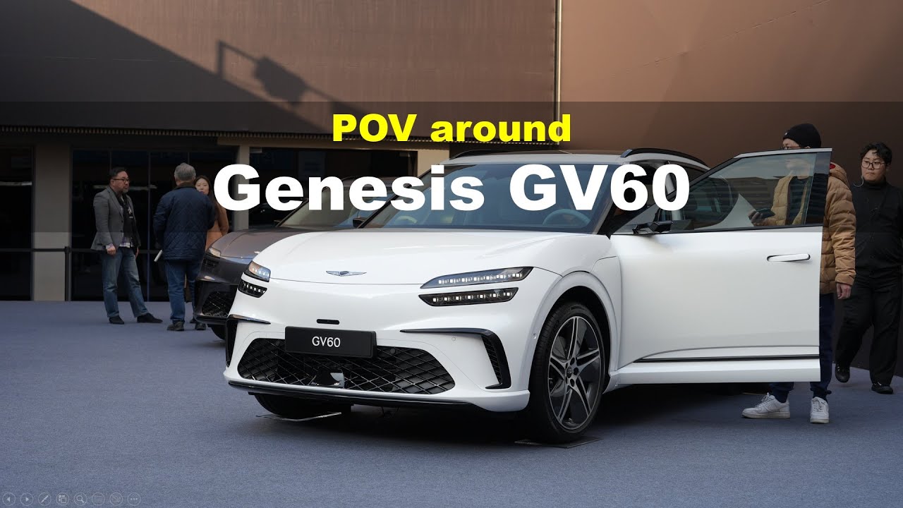 2026 Genesis GV60 POV Exterior and Interior