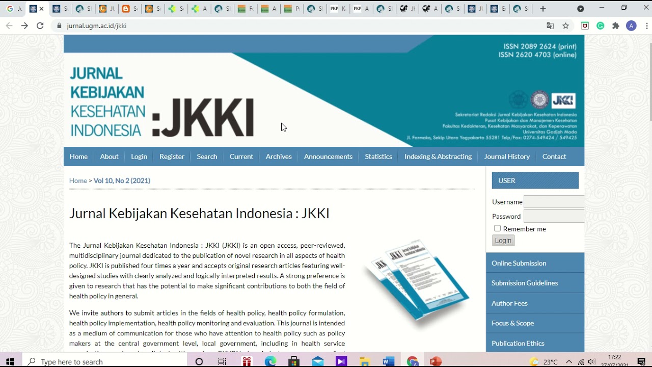 11 Jurnal Terindes Sinta 2 dan 3 GRATIS Bidang Kesehatan dan Farmasi