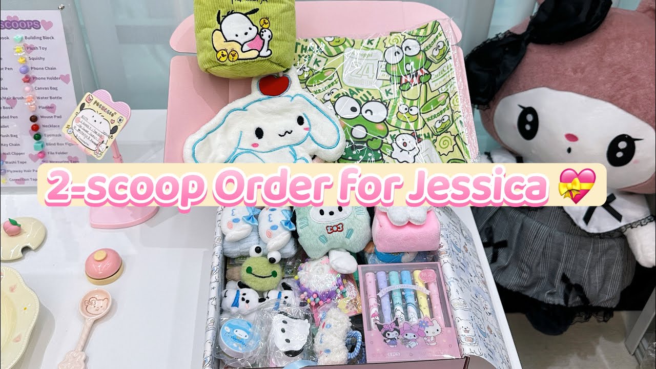 Packing Jessica’s 2-Scoop Order 💕 | A Sweet Pochacco Gift for Cat