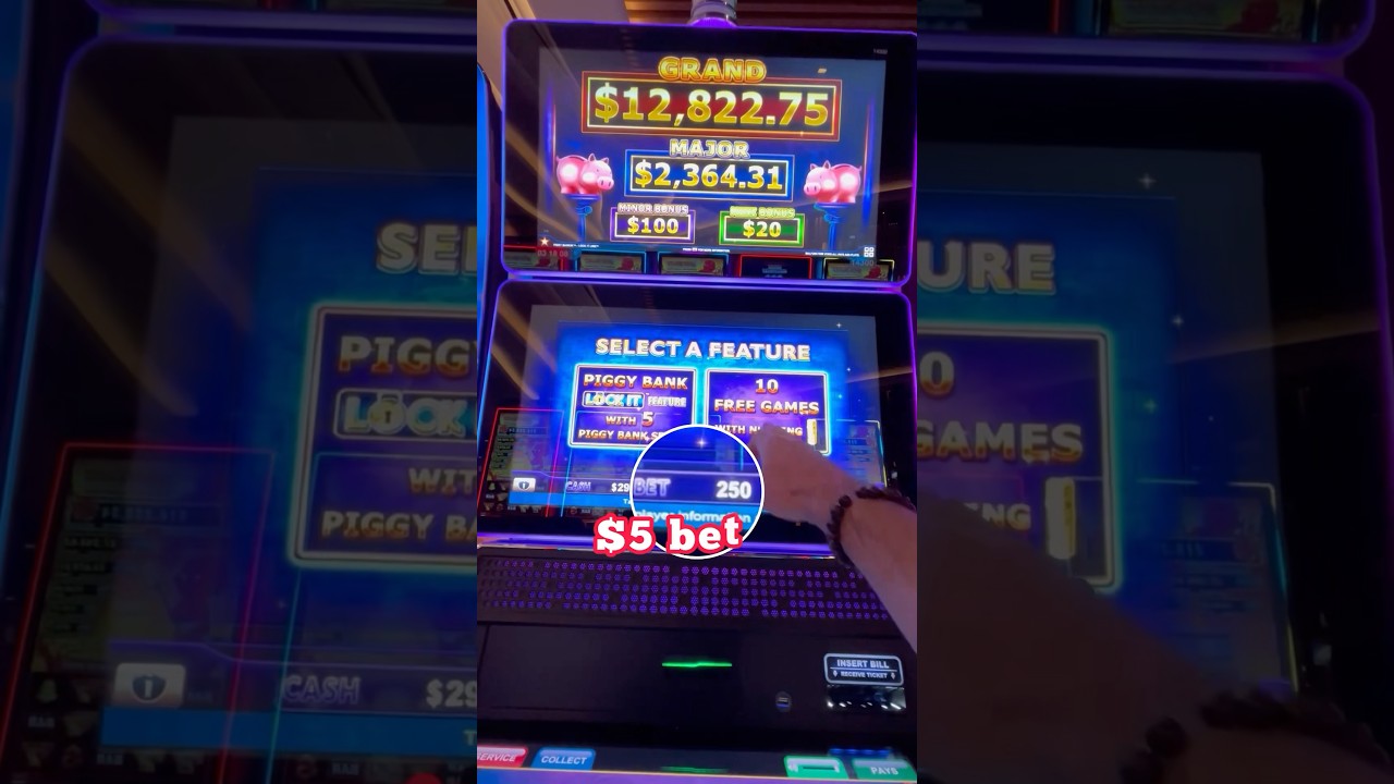 Piggy Bankin Slot Machine: FREE GAMES WIN!
