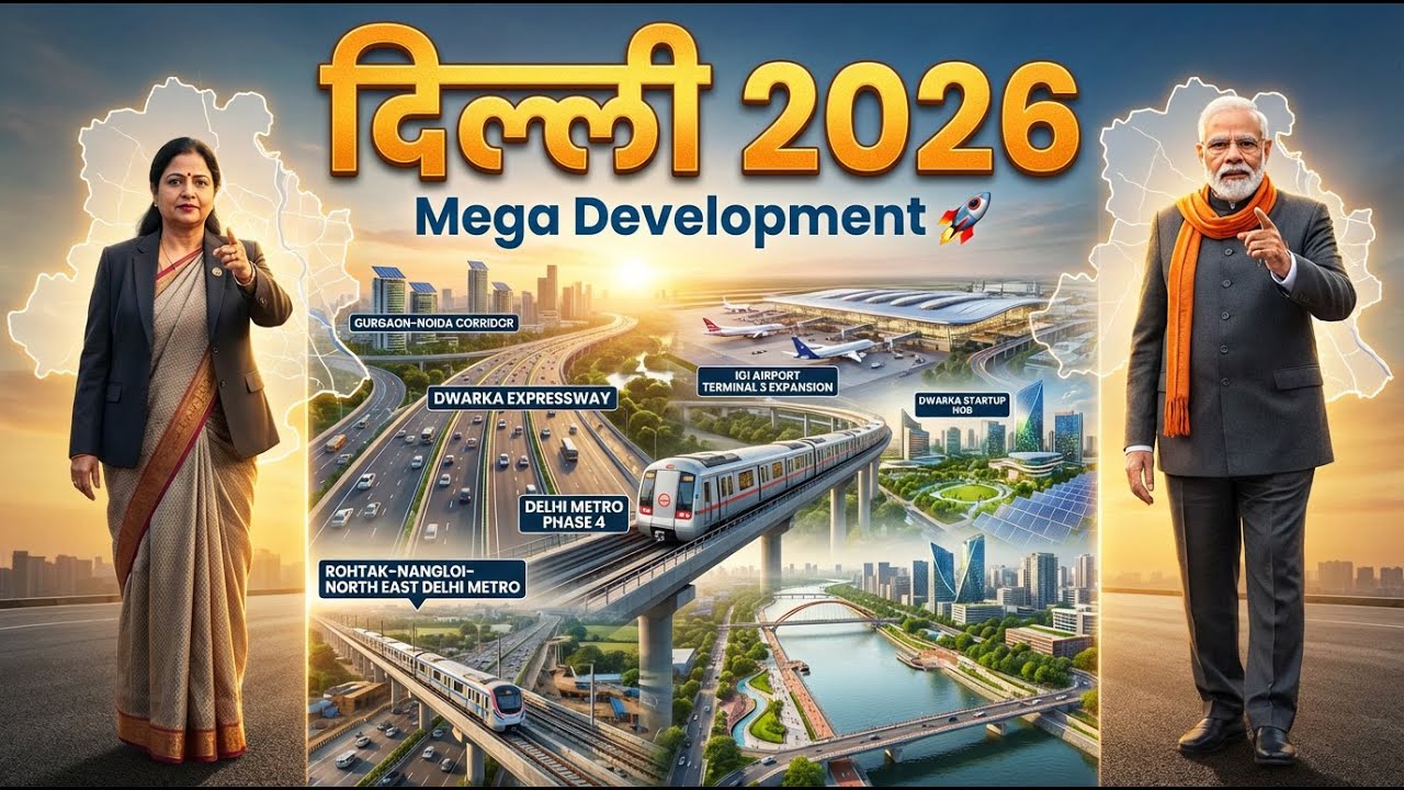 2026 में दिल्ली को क्या मिलने वाला है | Delhi Major Projects & Development Vision 2026
