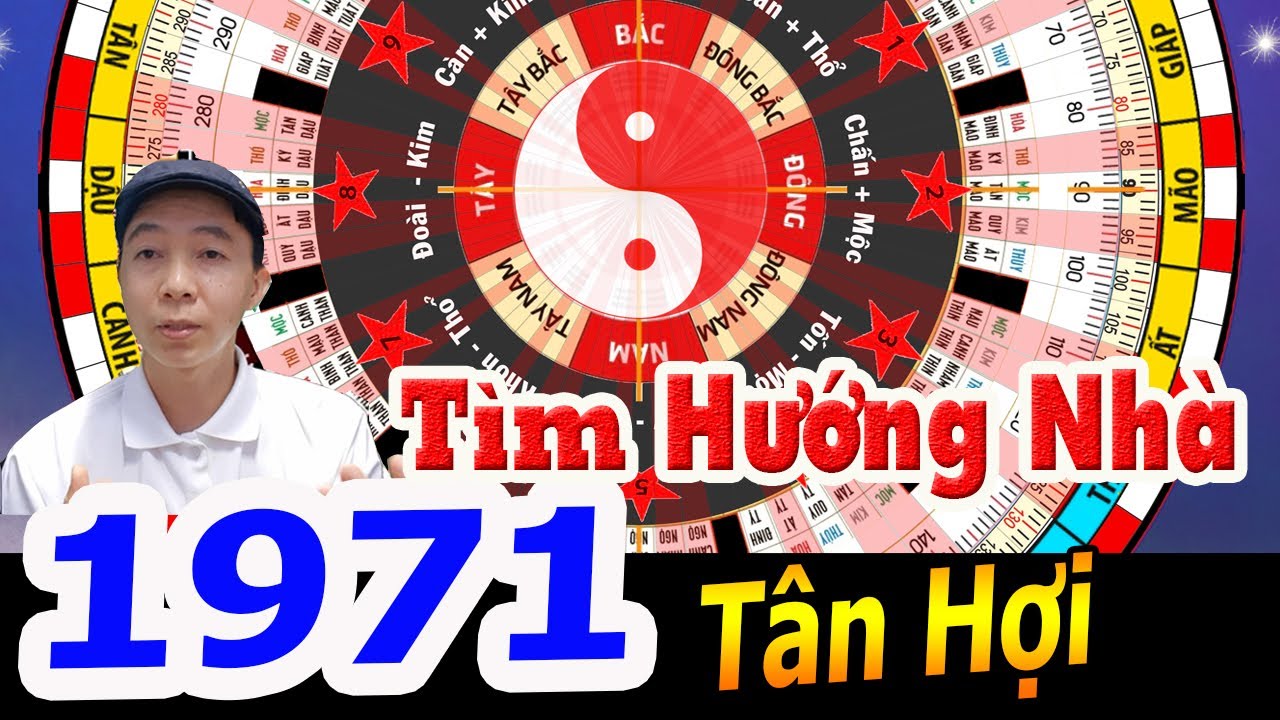 Tân Hợi 1971 TÌM HƯỚNG NHÀ ĐỂ GIÀU SANG PHÚ QUÝ | Phong Thủy Cửu Tinh - 0886736347