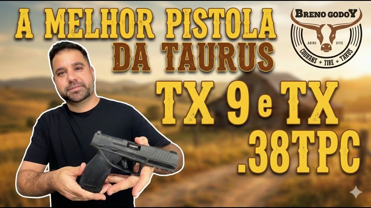 TX 9 e TX  38TPC - A melhor pistola da Taurus - 2026