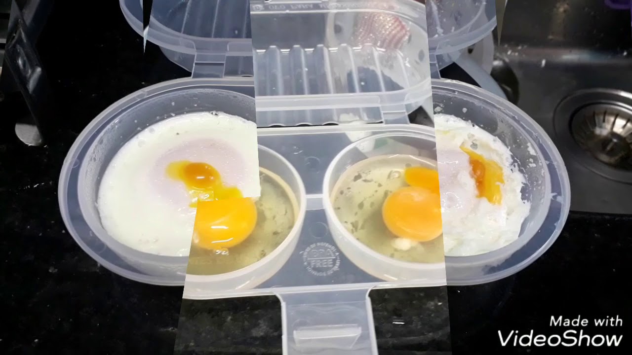 Ovo frito no microondas em 1 minuto, facil rápido e sem sujeira