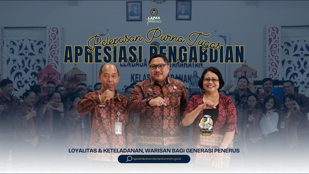 Pelepasan Purna Bakti, Apresiasi Pengabdian