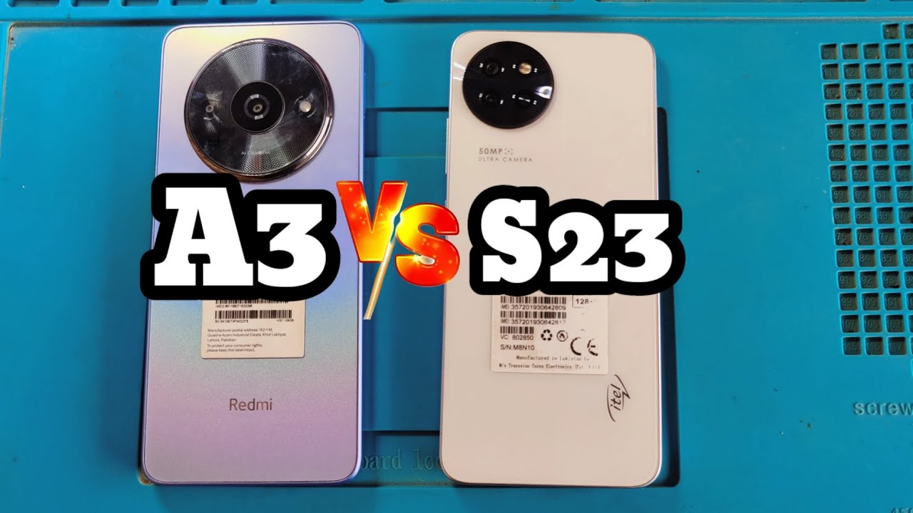 redmi A3 vs Itel S23 speed test