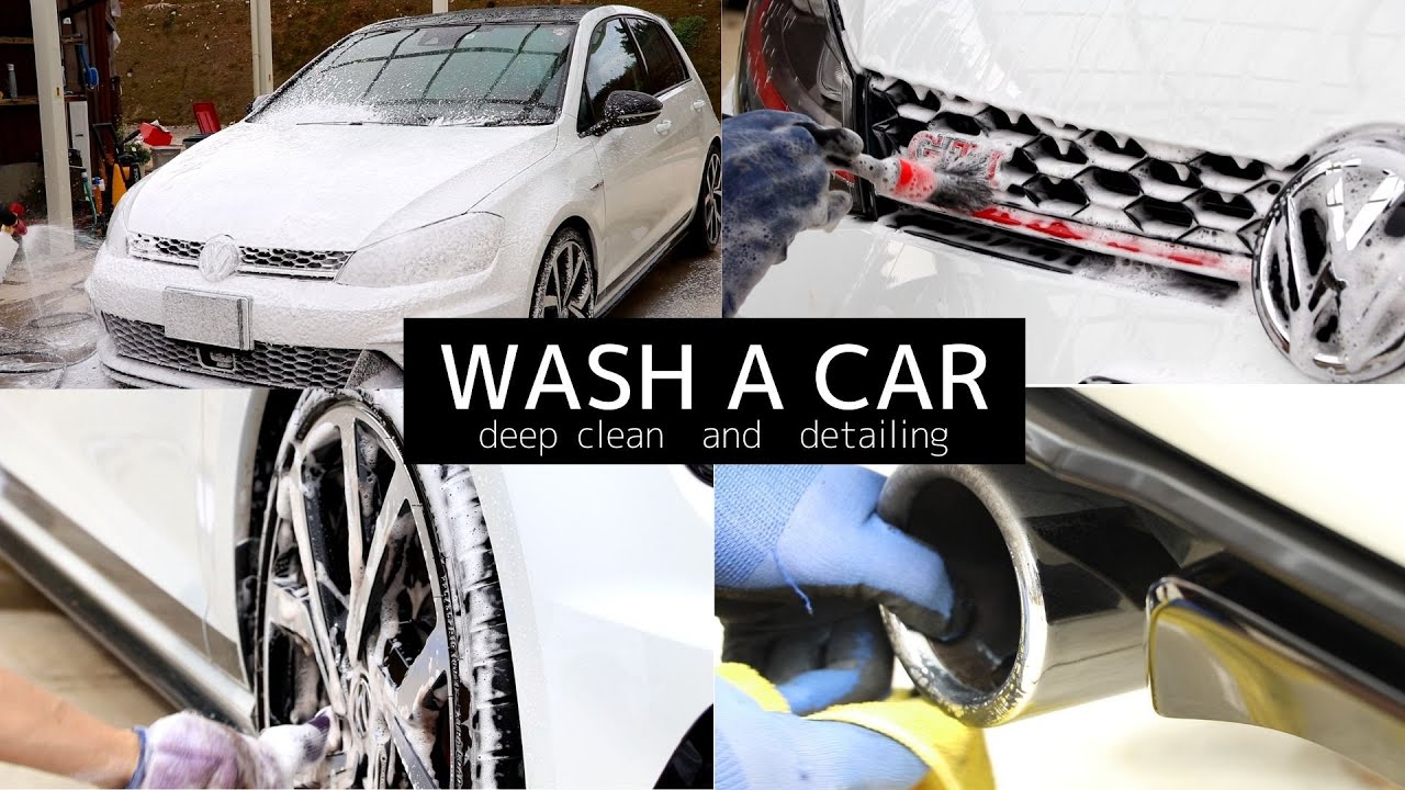 【徹底洗車】夏の終わりに汚れた車をのんびりディープクリーン | VW Golf 7 GTI deep clean  | Japanese Auto Detailing ASMR