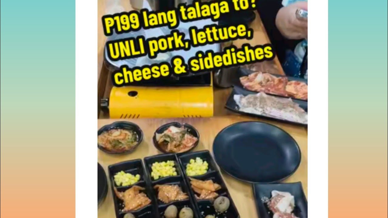 Grabe sobrang sulit UNLI na sa halagang P199 #samgyupsal #jhfoodies #koreanfood #SulitSarap #foodies