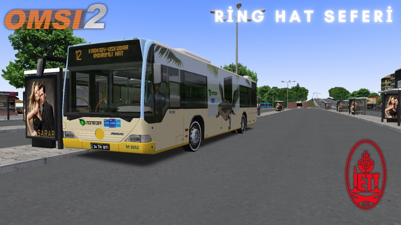 Citaro Reklamlı Repaint İle 12 Hattı Ring Sefer | Beykoz V3 | OMSI 2