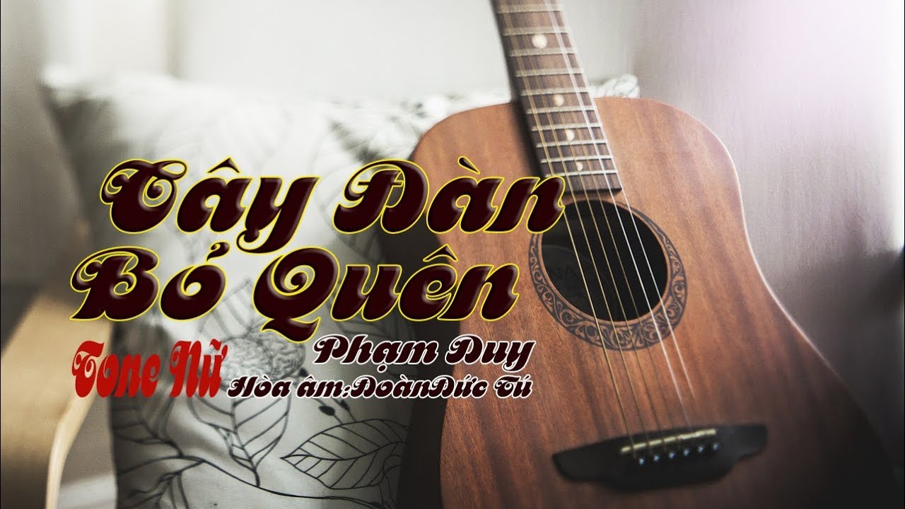 karaoke Cây Đàn Bỏ Quên |tone Nữ|🎤