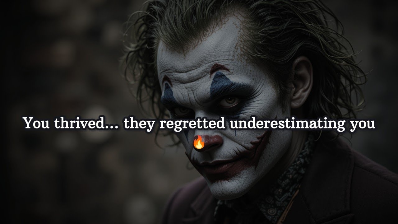 They Envied Your Resilience | Joker Wisdom | Powerful Motivational Story About Strength & Silence