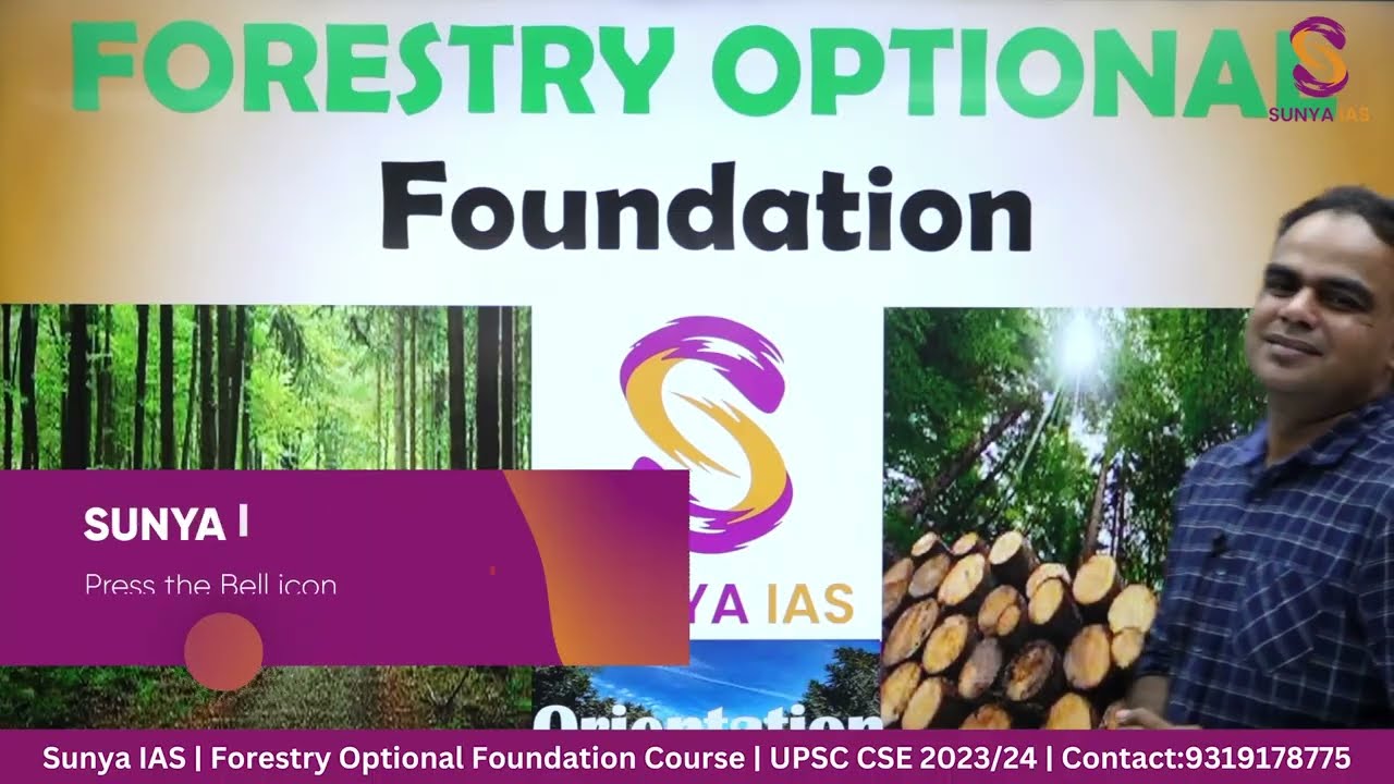 Forestry Optional - Sunya IAS - Indian Forest Service 2025 & 2026 | Sunya IAS