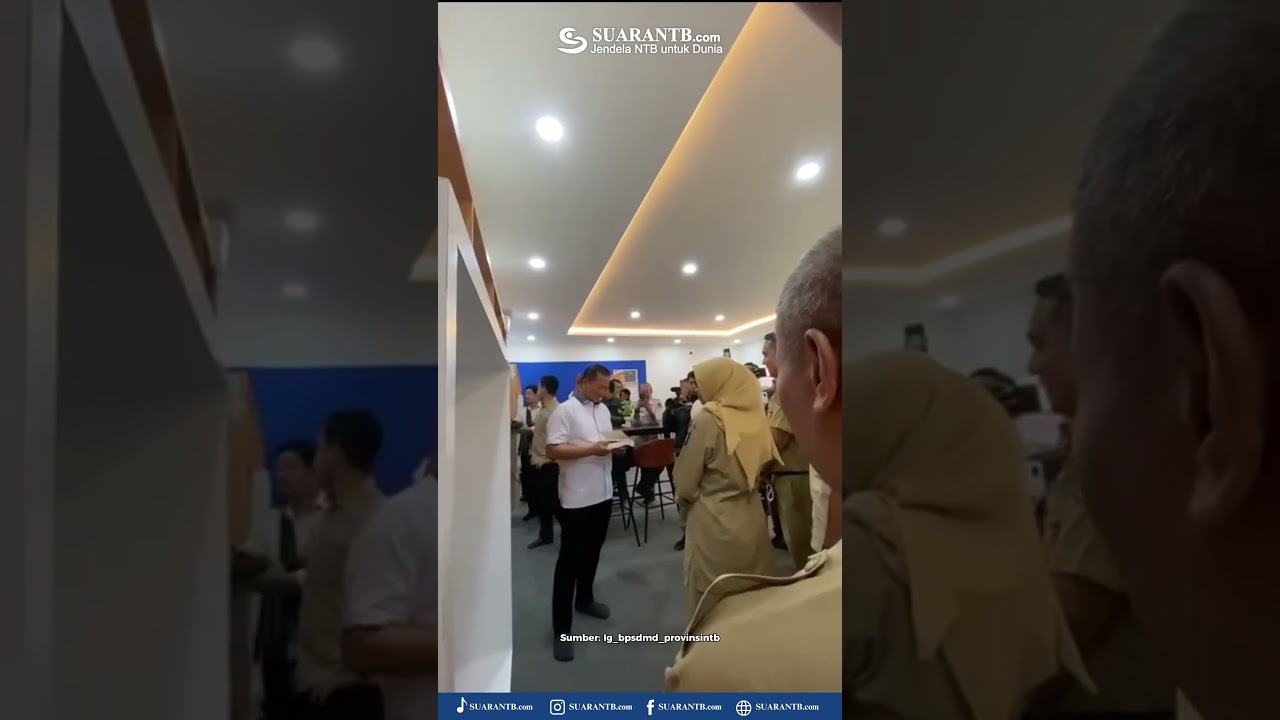 Gubernur NTB Resmikan Perpustakaan BPSDMD untuk Penguatan Kompetensi ASN