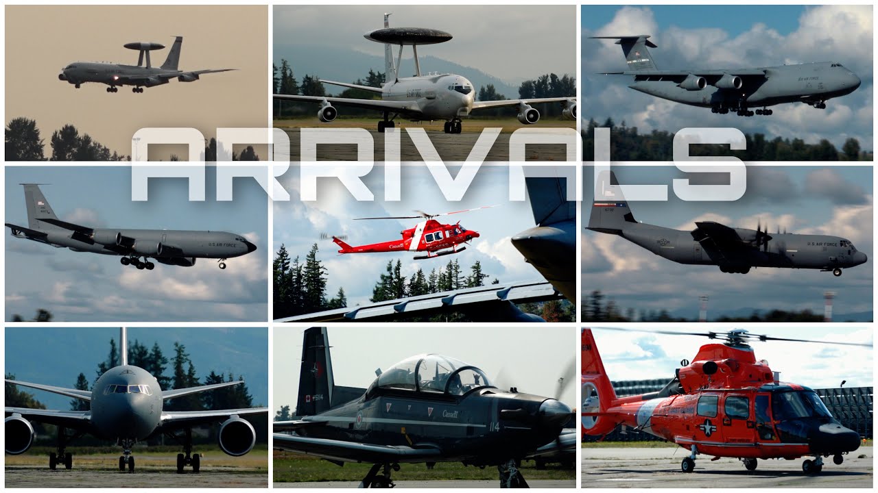 Aircraft Arrivals - Girls Fly Too 2021 at Abbotsford Airport YXX (3D Binaural Audio)