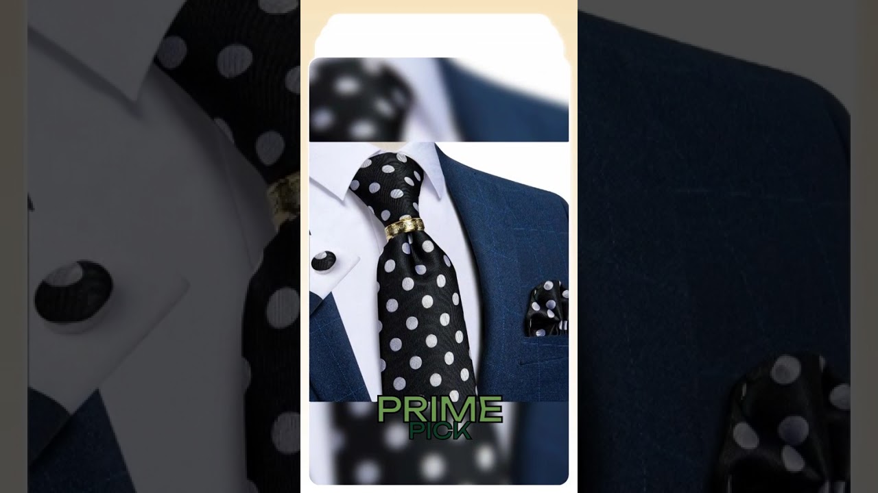 ⚡Buy Polka Dots Silk Necktie Set exclusively at LeStyleParfait.com 👈
