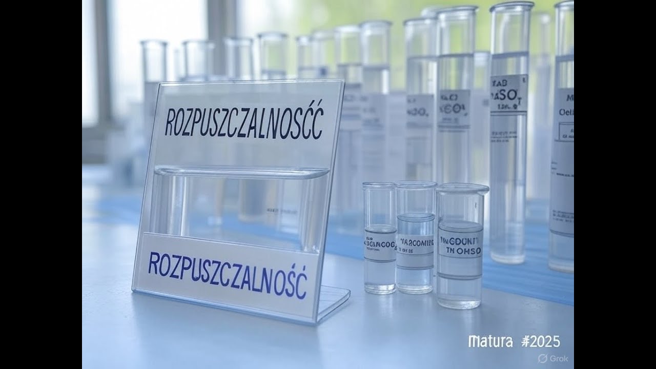 Rozpuszczalność  substancji chemicznych- Powtórka do #matura2025