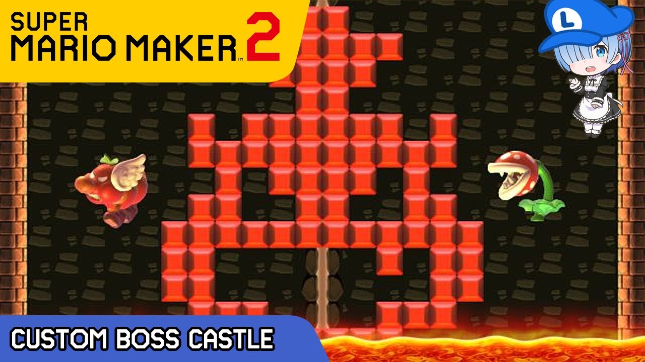 ★☆Custom Boss Castle☆★ - COOL BOSS IDEAS in Mario Maker 2