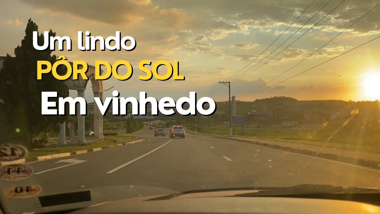 PÔR DO SOL LINDO EM VINHEDO + TREM DE NATAL NA ESTAÇÃO ANTIGA