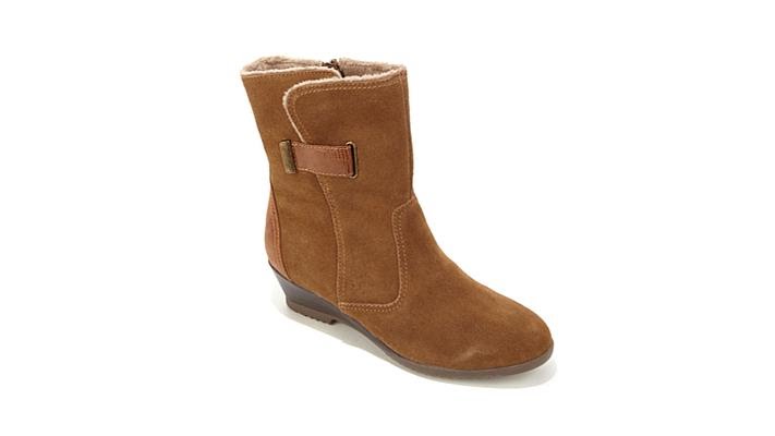 Sporto WaterResistant Suede Wedge Bootie
