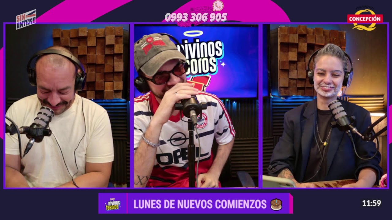 DIVINOS TESOROS en SIN ANTENA con Ara Santa Cruz , Tobi Rubin y Gus Mancuello T3 – E442