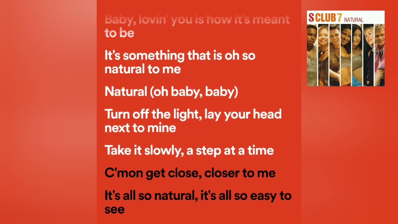 SClub 7 - Natural (Karaoke)