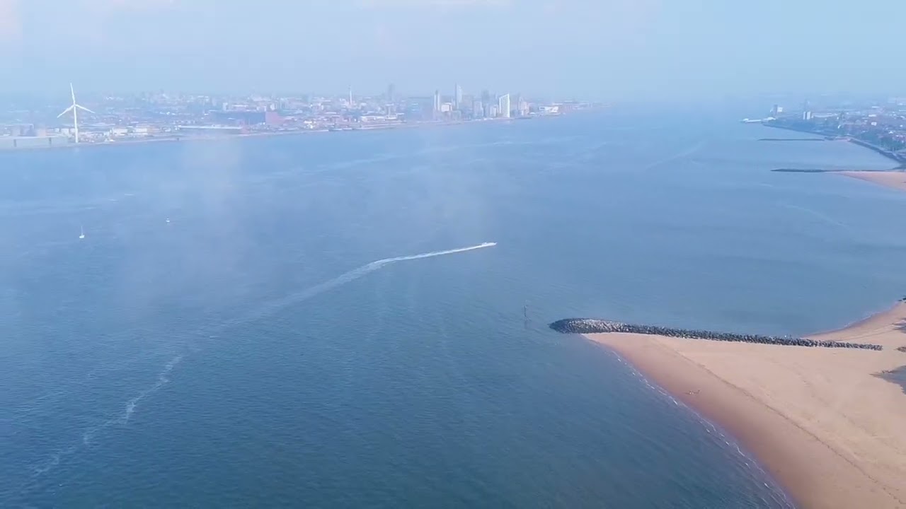 New Brighton by Drone DJI Mavic Mini 20/06/2020