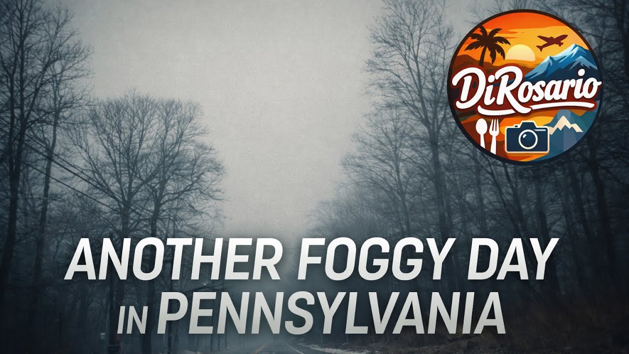 Another Foggy Day in Pennsylvania | 10 Minutes of Peaceful Nature Sounds 🌫️🍃