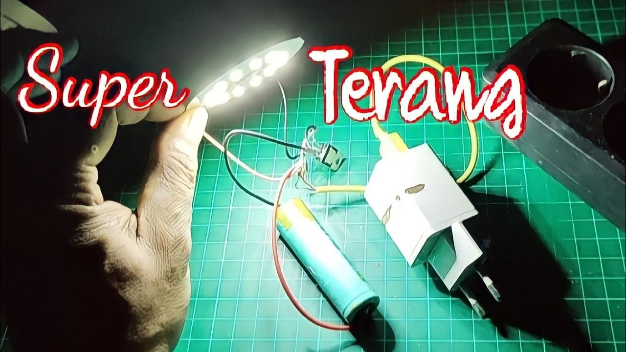 SEMUA HARUS TAHU!! Mudahnya membuat lampu emergency tanpa ribet
