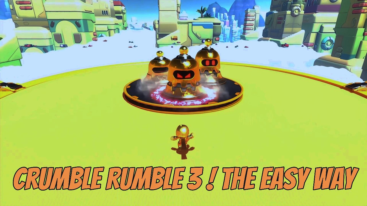 Astro Bot , Crumble Rumble 3 , Easy way