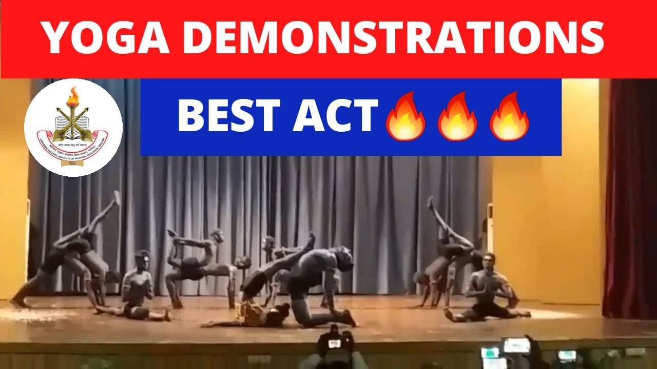 LNIPE GWALIOR |  (Pratap house) yoga demonstration | (Group- shiv tandav) 2017