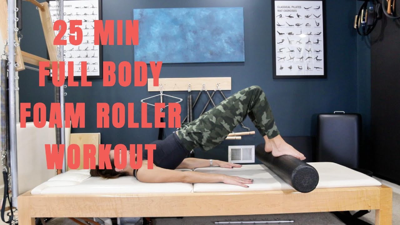 25 Min Full Body Pilates Workout | Foam Roller Pilates | Intermediate Classical Pilates Workout